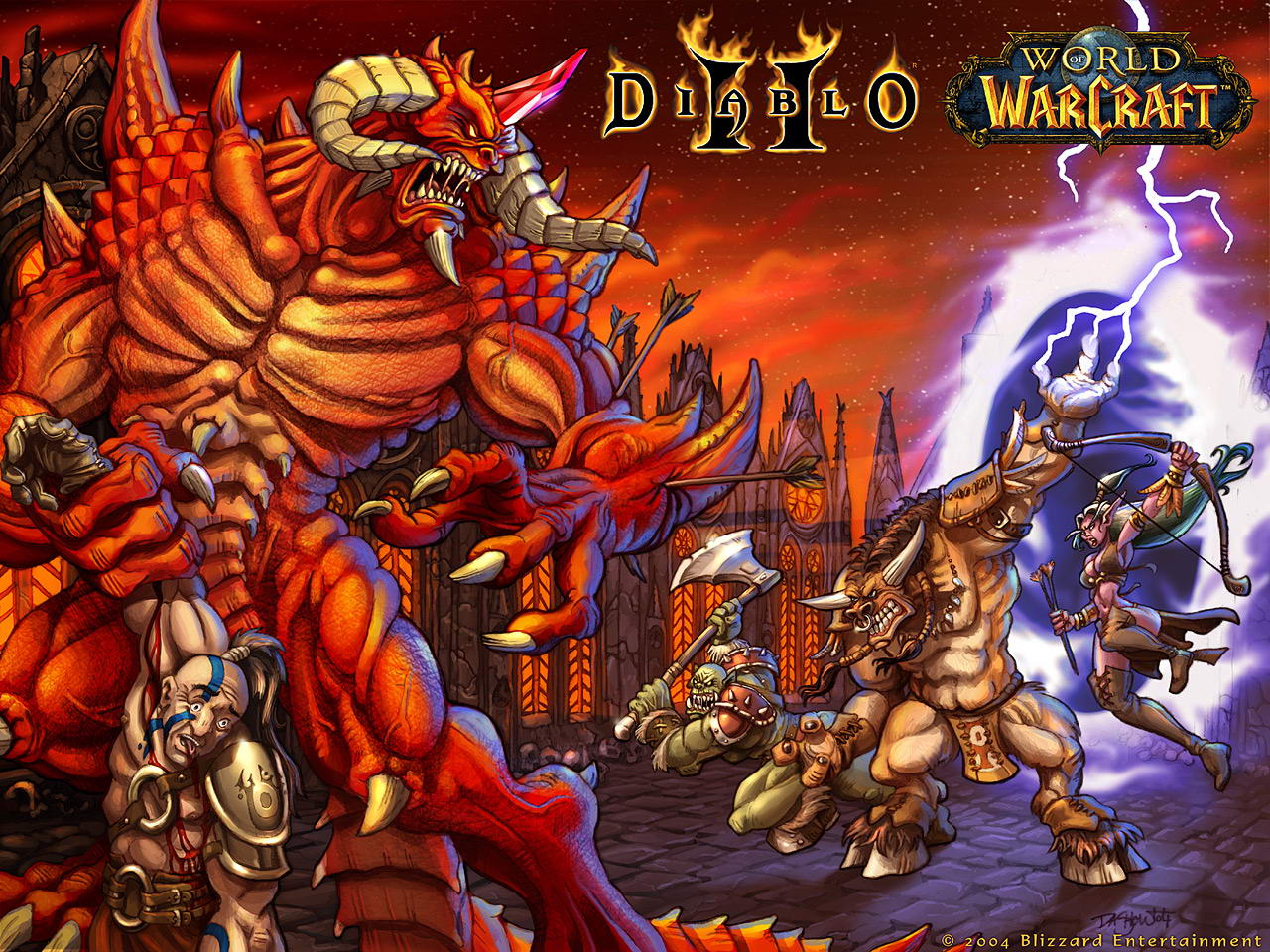 Diablo 2 .VS. WoW